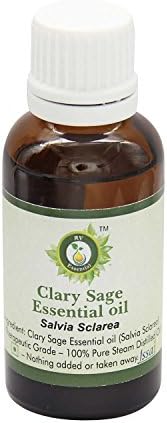 Clary Sage שמן אתרי | Salvia Sclarea | שמן מרווה קלרי | שמן מרווה קלרי טהור | למפזר | לא מדולל | טבעי